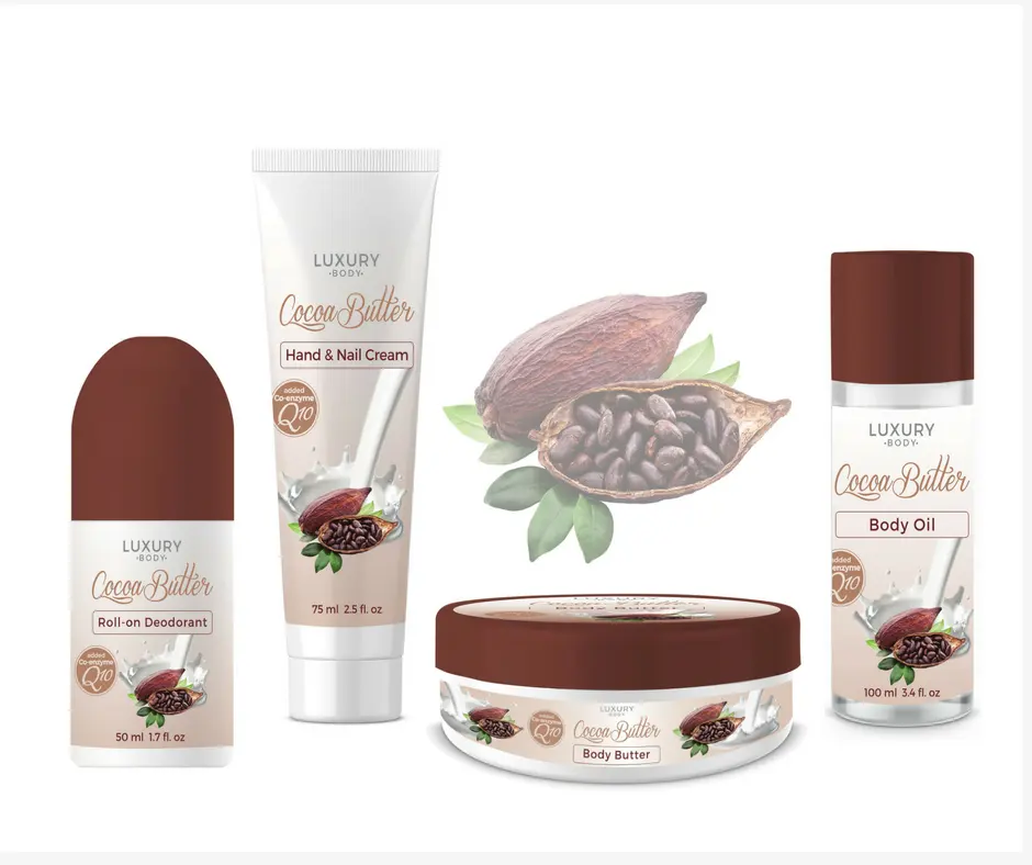 Cocoa body care range